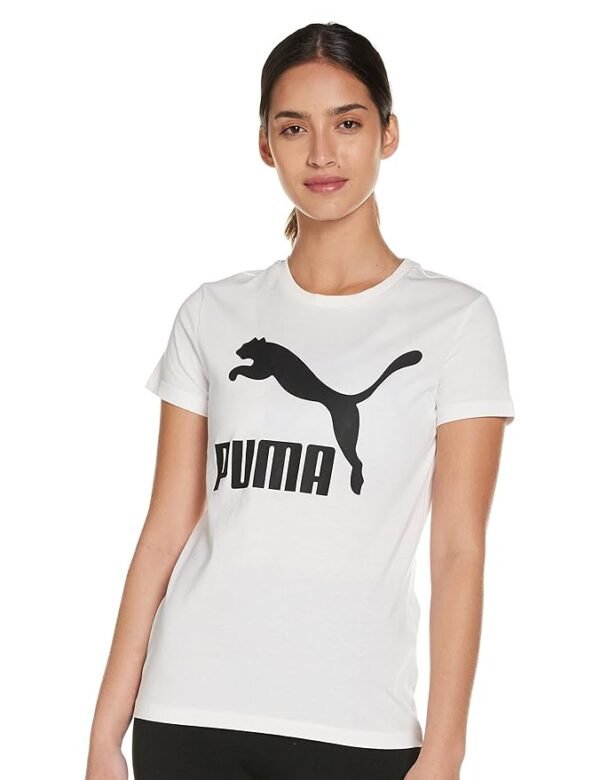 Puma Women's Printed Regular Fit T-Shirt