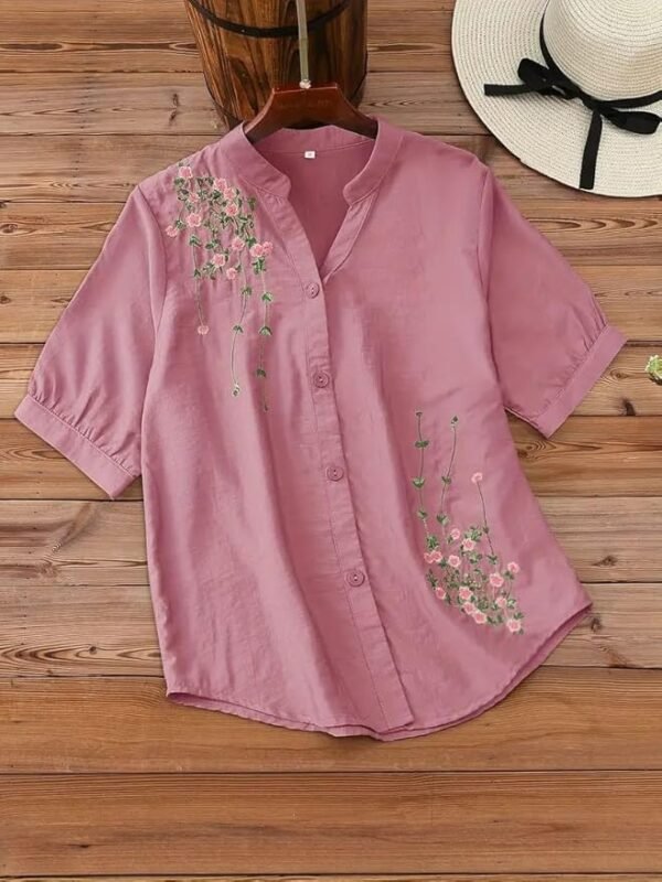 LITZO Shirts for Women – Korean Style Long Sleeve Oversized Button Down | Plus Size Workwear Top for Office & Casual Wear (L-98-101)About this item Women's Printed Shirt for Women's | Plus Size Workwear Top for Office & Casual Wear | Tops for Woman Shirts | Shirt for Women Stylish Western Occasion: Casual || Party || Beach || Formal || Meeting || Office wear Fabric : Cotton Blend Shape- Fit and Flare SIZE GUIDE: Please use image infographics and size charts for your perfect western wear tops, larger size is recommended for having oversized shirt fit type Additional Information ManufacturerLITZO, LITZO , 395004 , SURAT , GUJRAT PackerLITZO , 395004 , SURAT , GUJRAT ImporterLITZO , 395004 , SURAT , GUJRAT Item Weight250 g Item Dimensions LxWxH10 x 11 x 2 Centimeters Generic NameShirt - Image 3