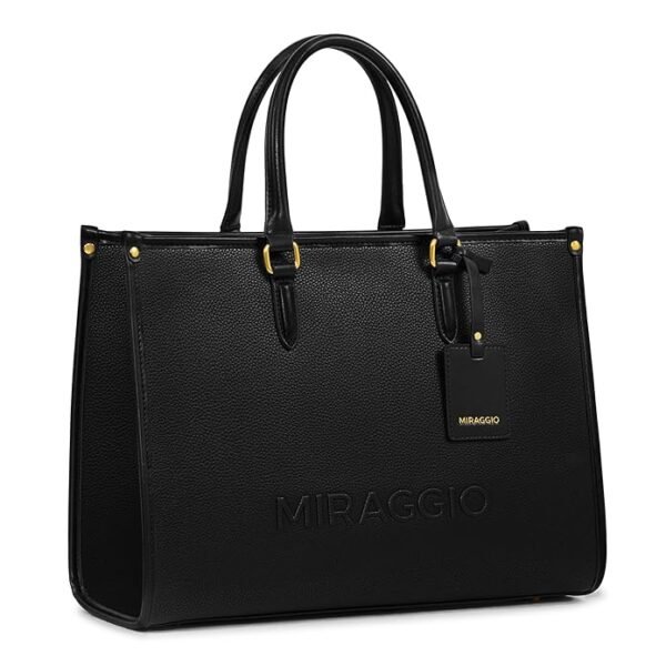 Miraggio Denice Tote Bag for Women | Tote Bags for Women for Office Use | Fits Upto 16" Laptop | Ladies Shoulder Purse - Image 3